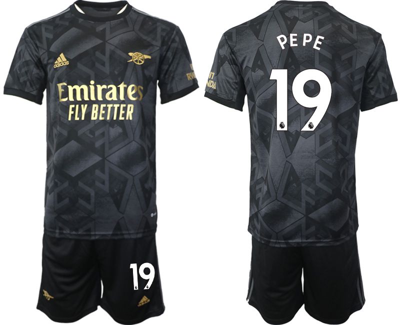 Men 2022-2023 Club Arsenal away black 19 Soccer Jersey